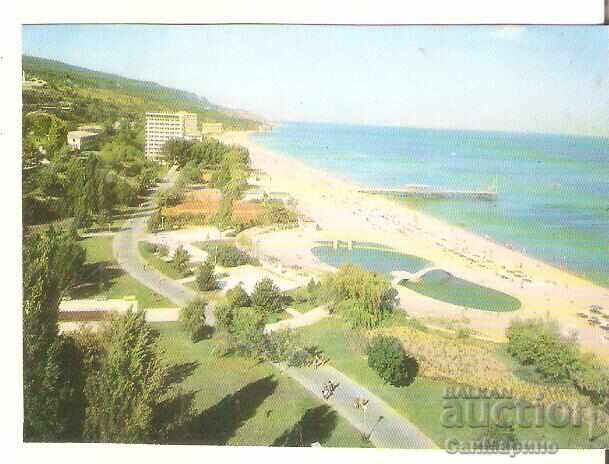 Carte poștală Bulgaria Varna Nisipurile de Aur Vedere 49*