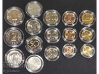 Пълен лот разменни монети в обращение 1999-2018