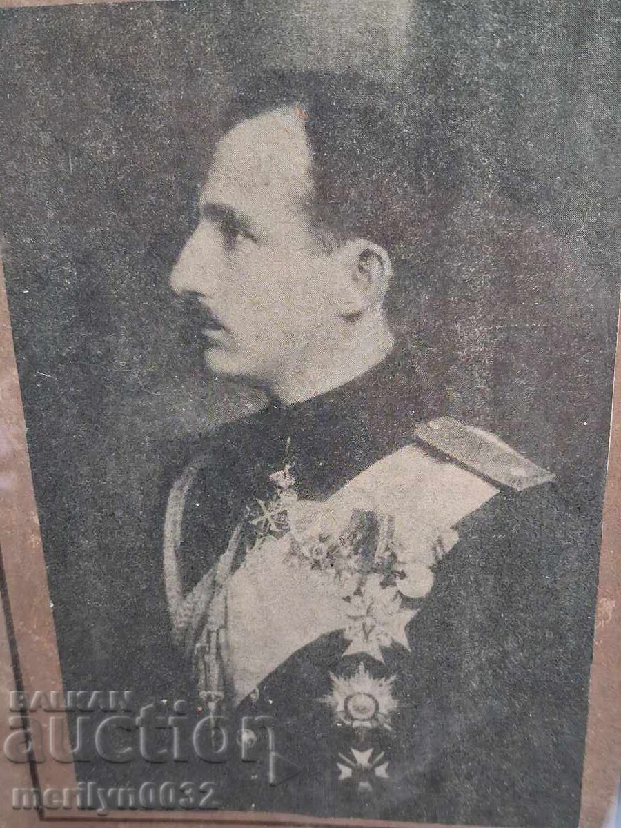 Portret al țarului Boris al III-lea în uniformă militară, ordin ORIGINAL cu preț € 46.96 | 91.85 BGN