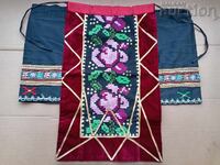 Ποδιά θηλασμού με ποδόγυρο και βελούδινη ποδιά