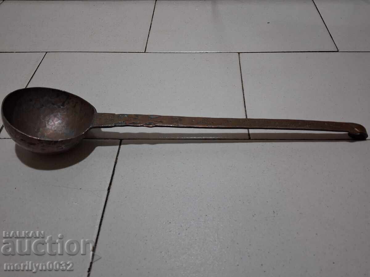 Oală veche de cupru, tigaie, cupru, oală de cupru, groapă - 6