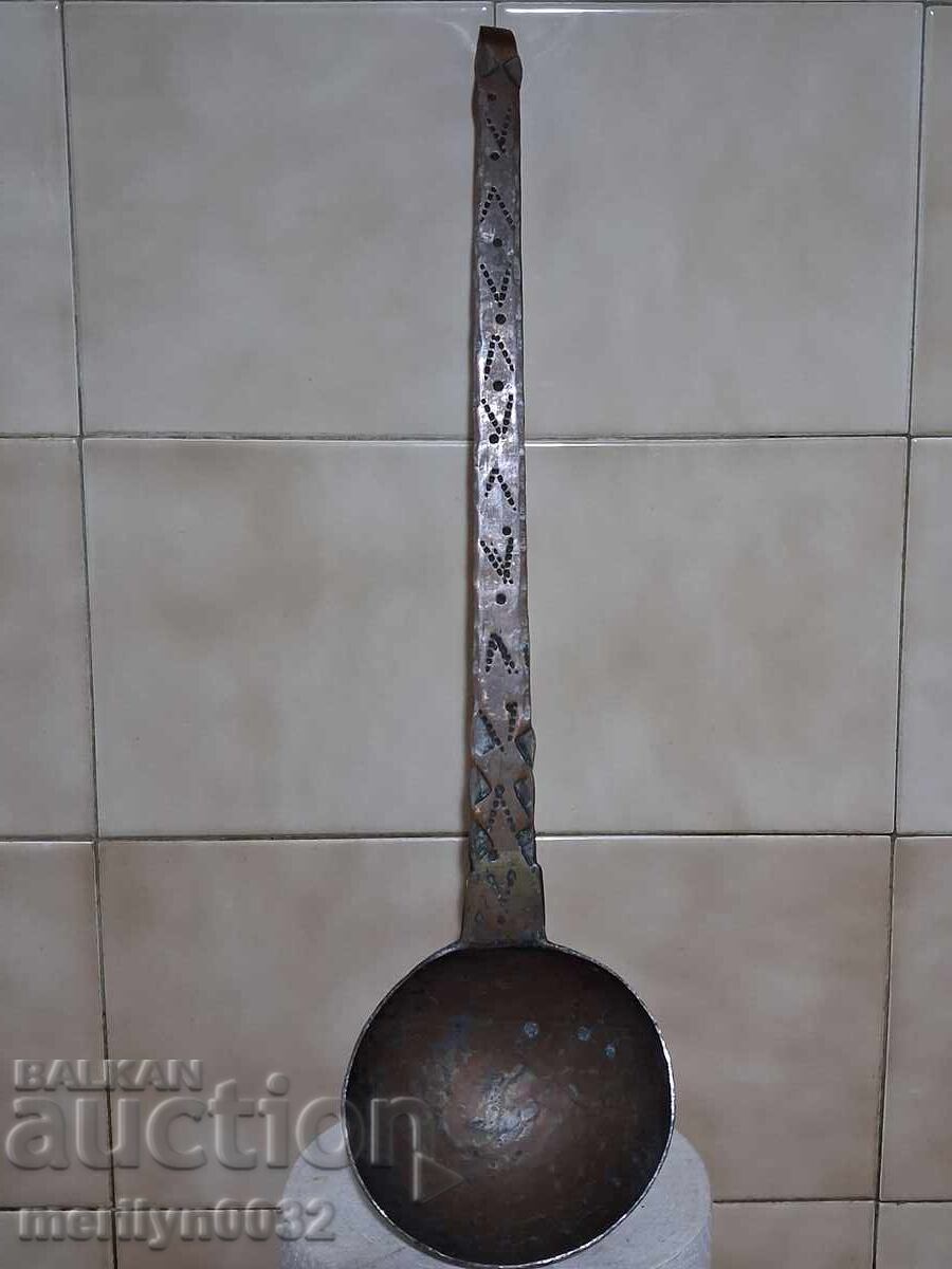 Oală veche de cupru, tigaie, cupru, oală de cupru, groapă