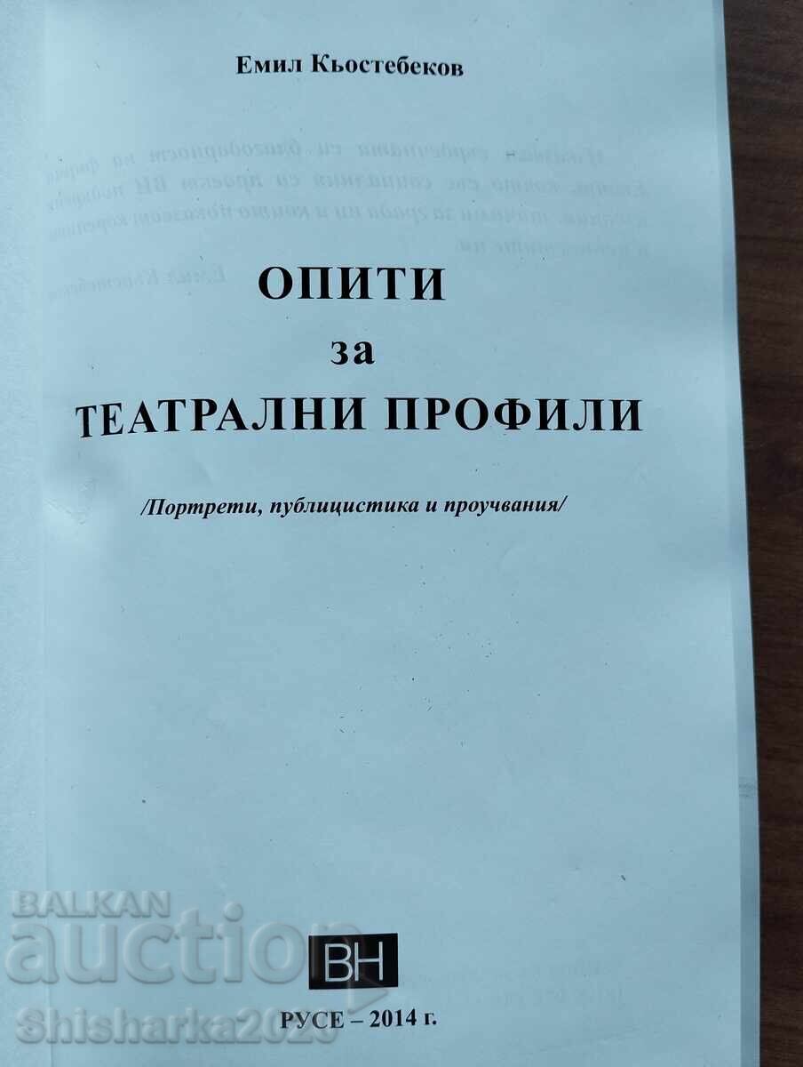 Livrarea Încercări de profiluri teatrale