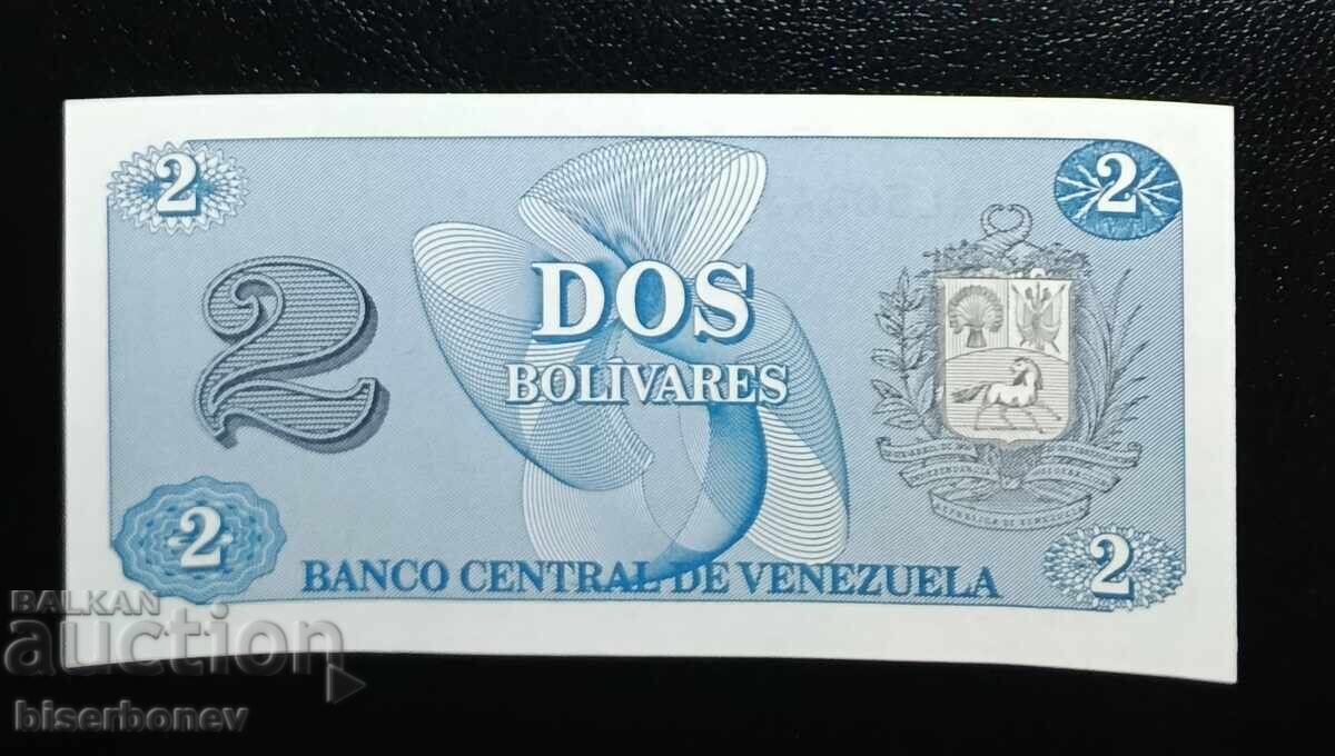 Venezuela, 2 Bolívari 1989, UNC cu preț € 1.00 | 1.96 BGN