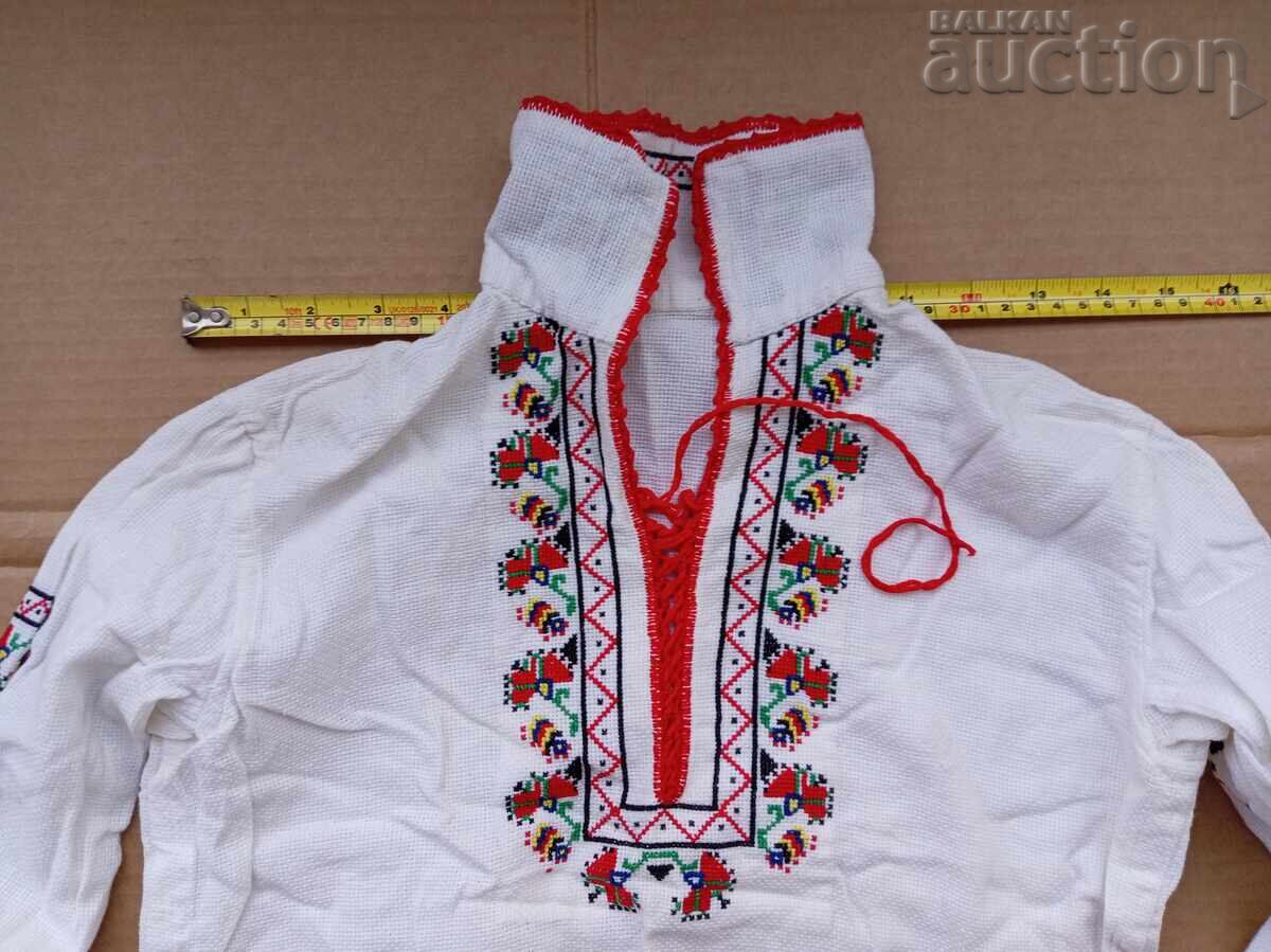 Auction  Embroidered small shirt (blouse) with traditional costume elements