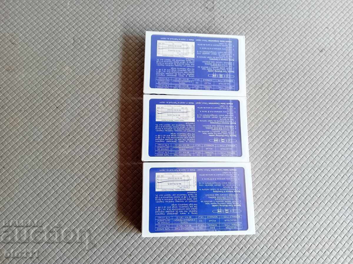 ΝΕΕΣ ΚΑΣΕΤΕΣ ΗΧΟΥ - HITACHI DL60 - 3 τεμάχια με τιμή € 60.00 | 117.35 BGN