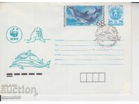 First Day Mailing Envelope WWF Animals