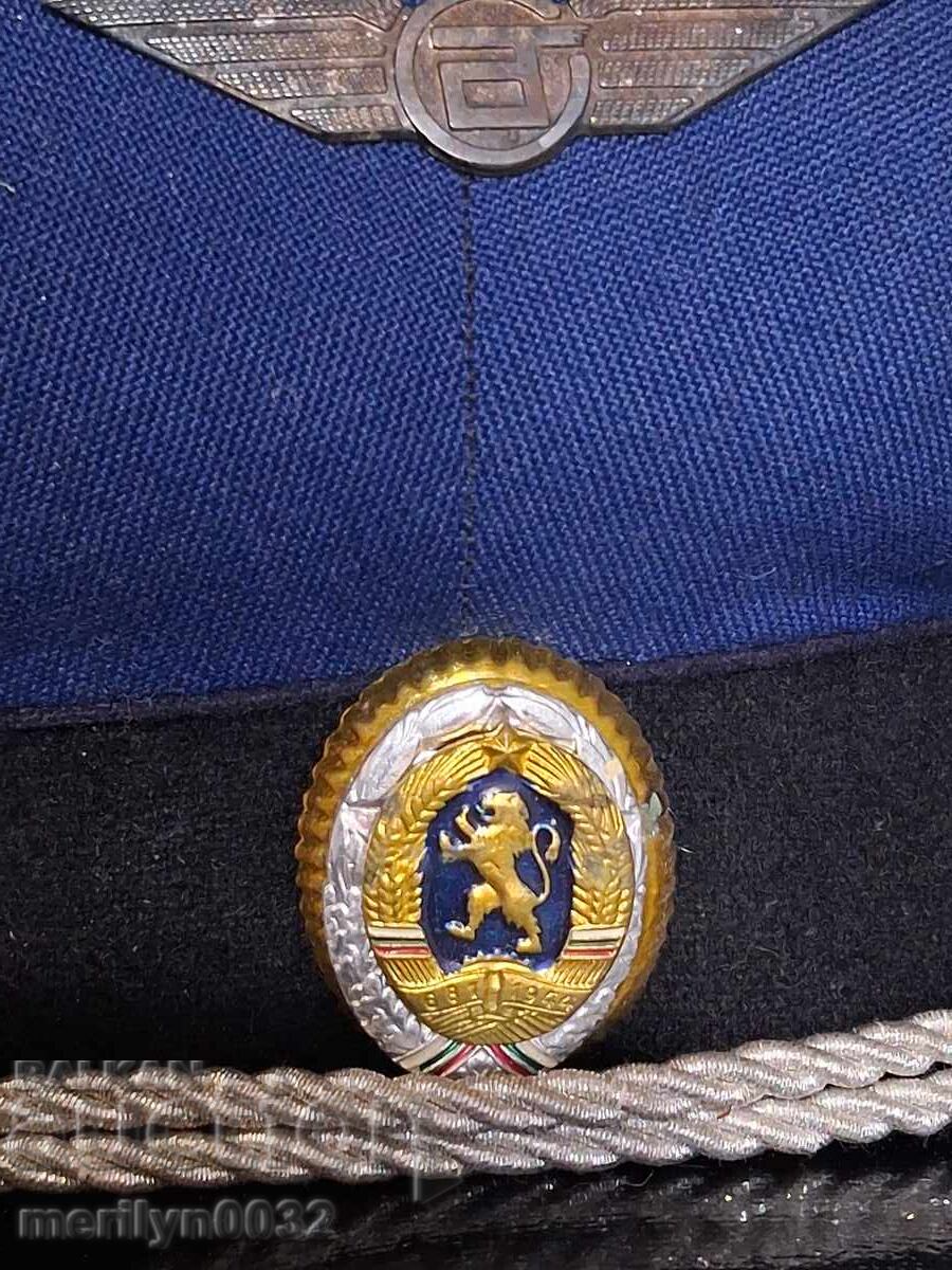 Παλιό καπέλο ΑΥΤΟΚΙΝΗΤΟΔΡΟΜΩΝ τραυματισμένο σοσιαλιστικό, στολή, κοκάρδα - 5