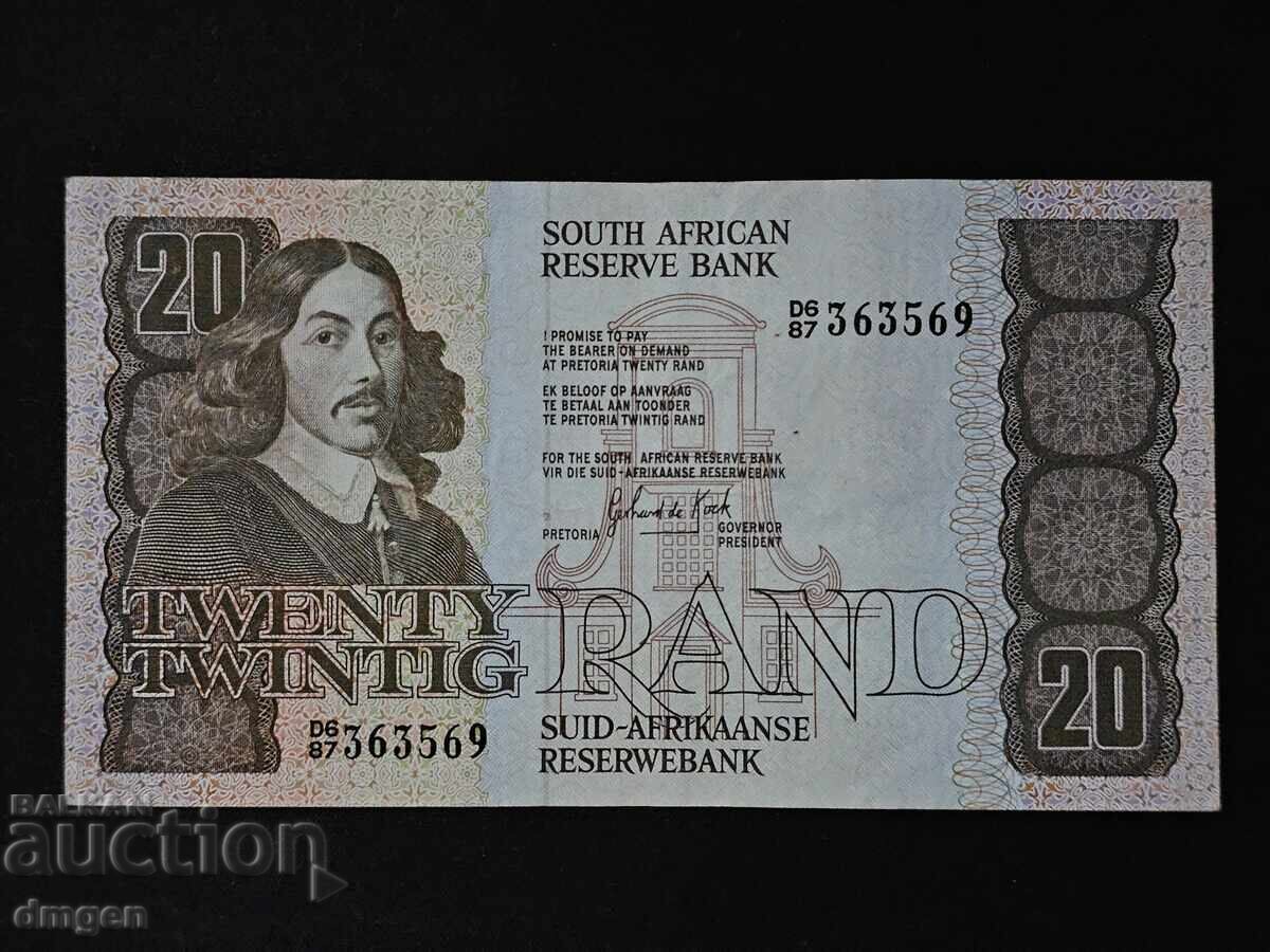 20 rands Africa de Sud 1984 20 rands Africa de Sud 1984