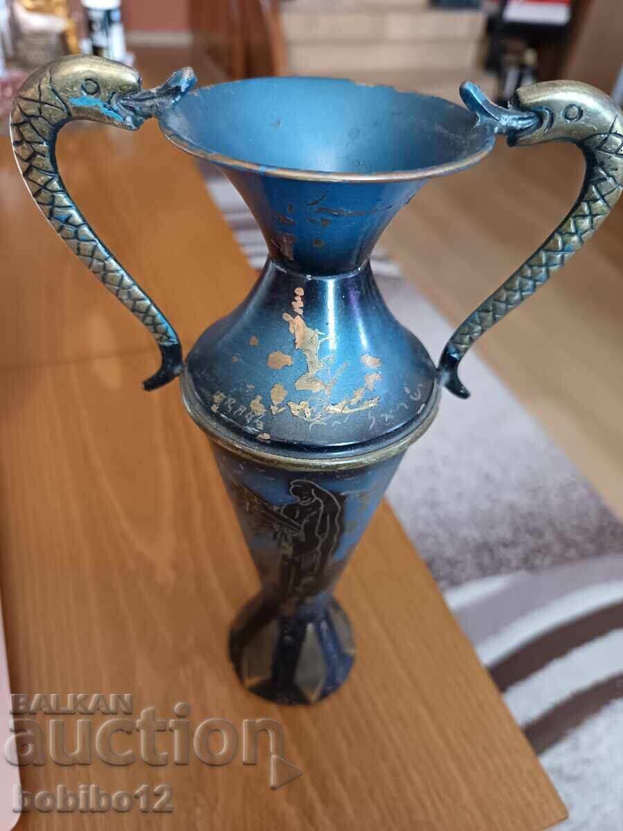 Retro metal vase - 6