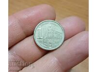 1 Dinar Iugoslavia 2002