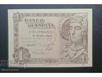 1948 Spain, 1 Peseta, UNC