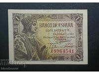 1943 g. Spania, Spain, 1 pesetă, UNC