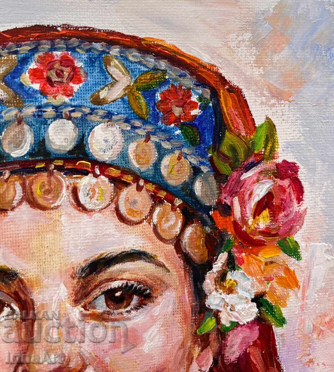 Auction  Thracian Rose - I. Vodyana. Oil, canvas + Certificate