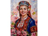 Тракийска роза - И. Водяна. Масло, платно + Сертификат