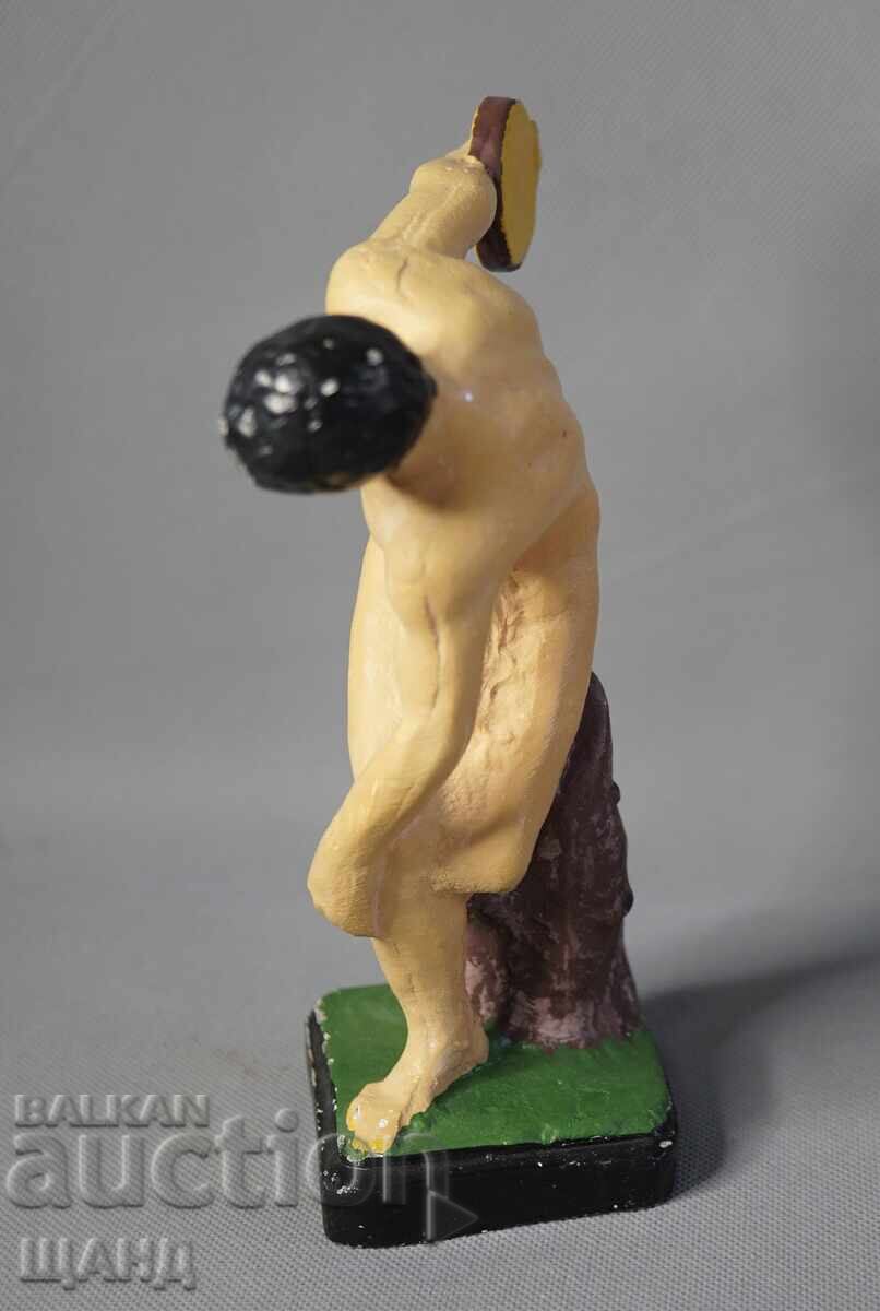 Δημοπρασία Παλαιό Μεταλλικό Άγαλμα Στατούλα Δισκοβόλος αρχαιοελληνικό γλυπτό