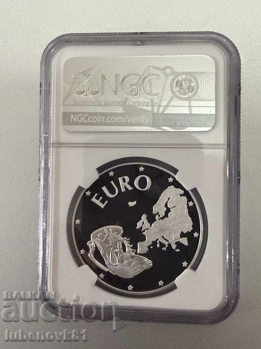 10000 Лева 1998 NGC PF 69 ULTRA CAMEO -ТОП ГРЕЙД РИТОН с цена € 75.00 | 146.69 лв.