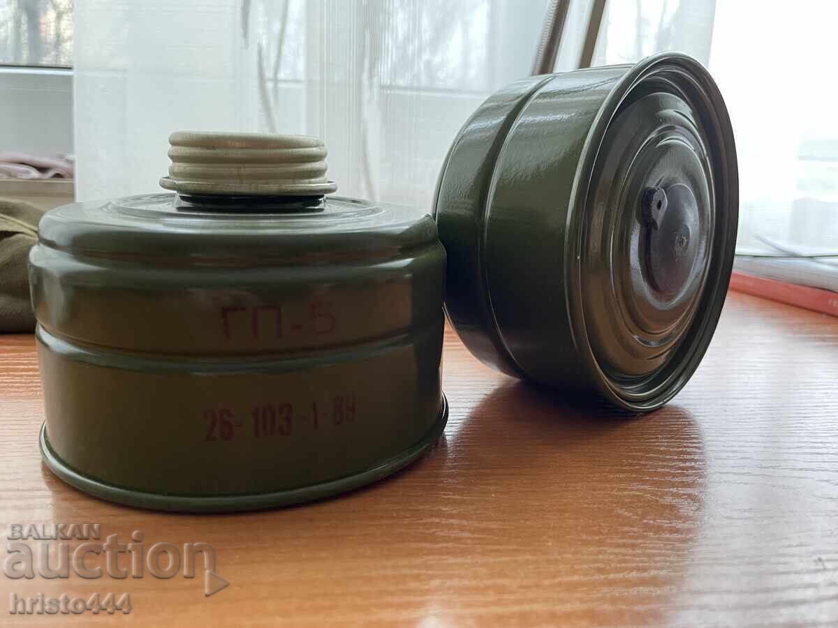 Μάσκα αερίου με δύο φίλτρα GP-5 (μαύρο ή λευκό) /c - 5