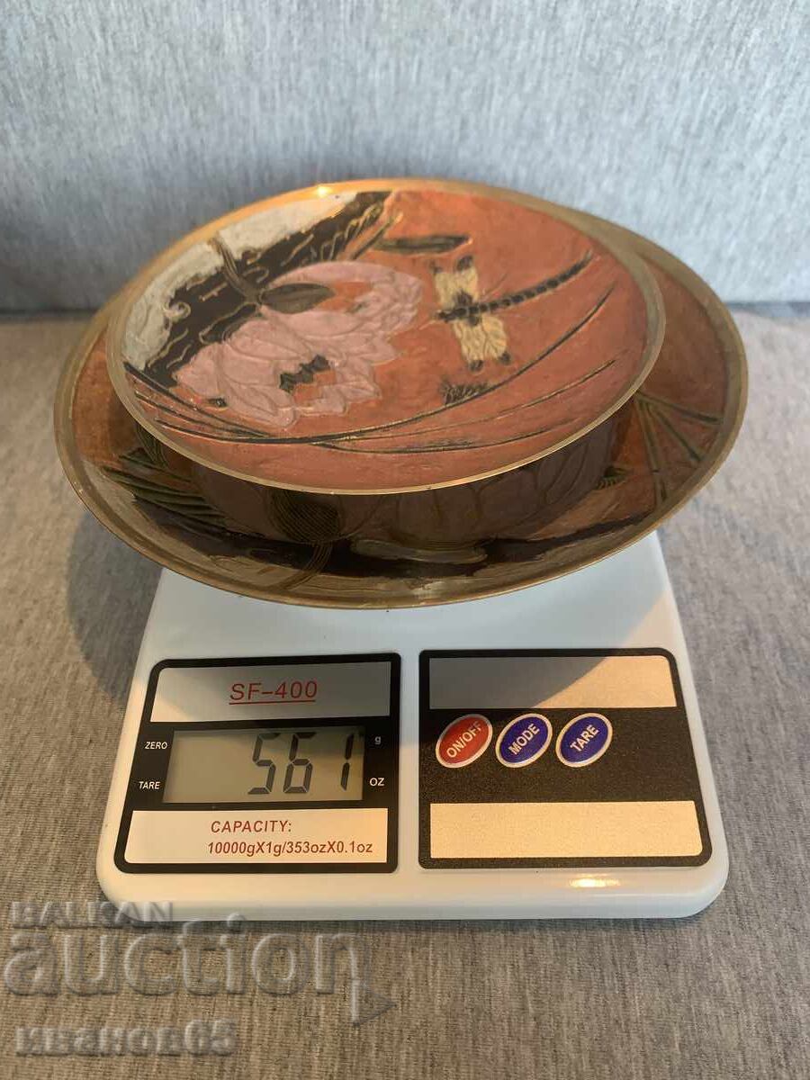 Cumpără farfurii alamă cu email - 7