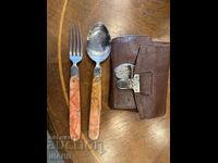 Petko Denev Tourist Set Spoon Knife Fork