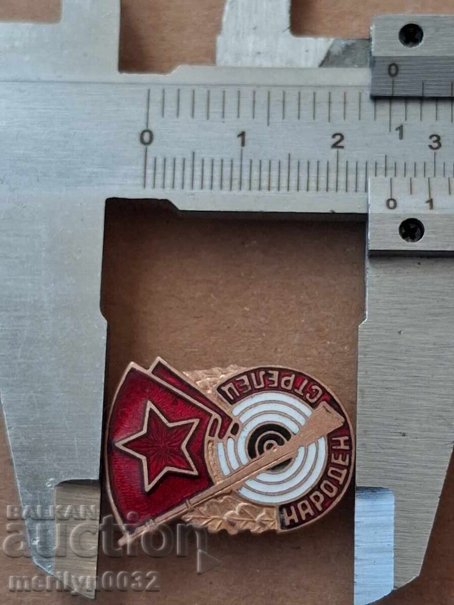 Livrarea Semn pectoral Trăgător Național medalie insignă