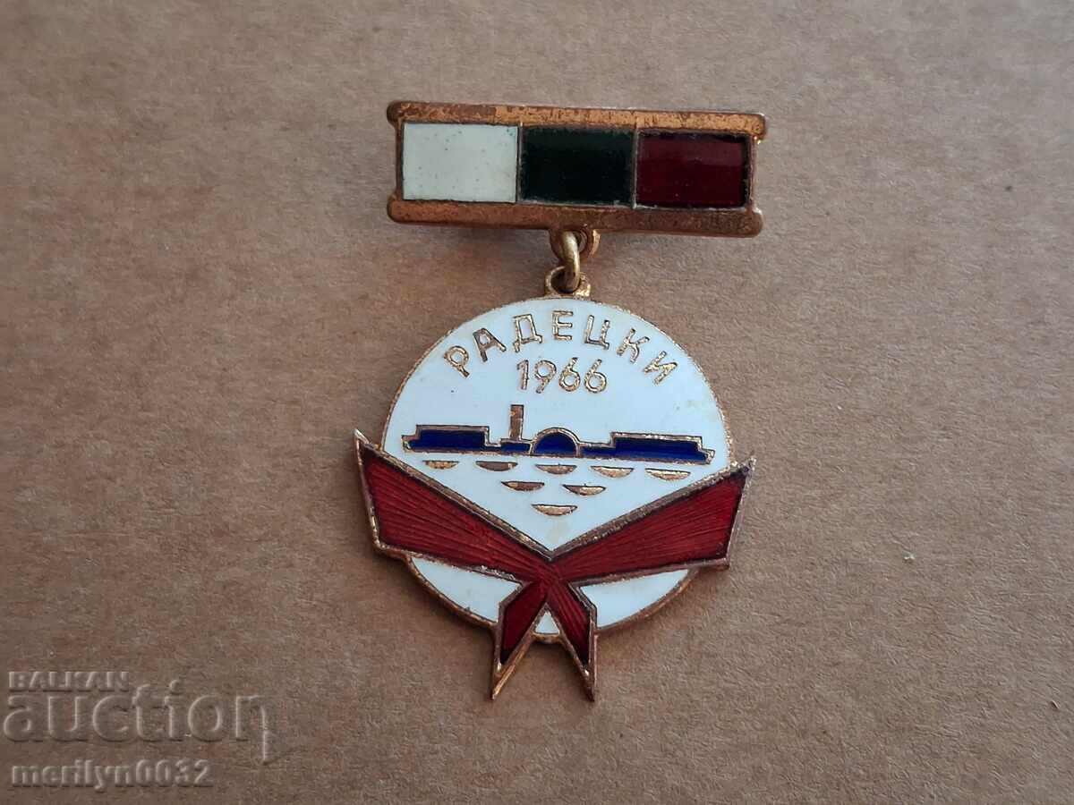 Insigna piept "Corabia Radetzky" 1966 medalie insignă - 5