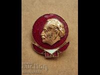 Enamelled badge, breast badge, medal, badge