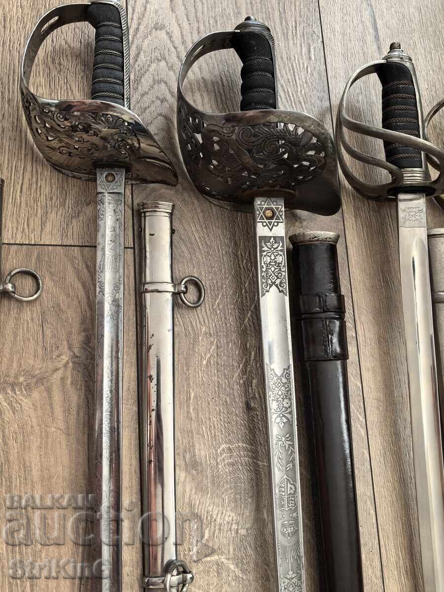 English saber with engraved blade - 7