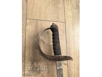 Αγγλική σπάθα με χαραγμένη λεπίδα