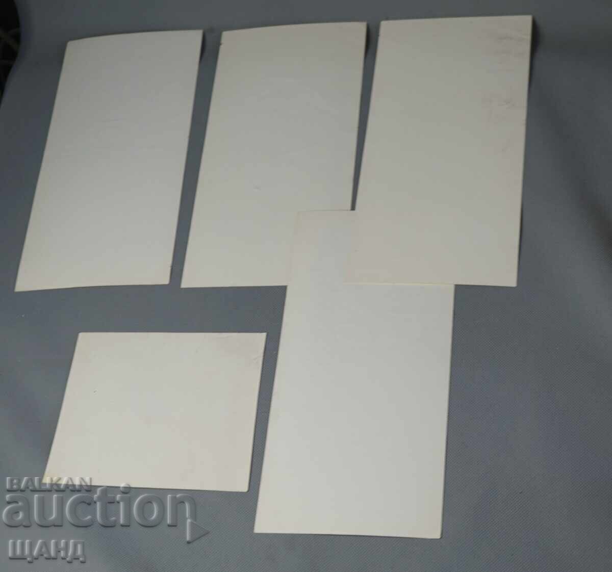 Lot 5 Desene Vechi de Maestru tuș abstracție case - 5