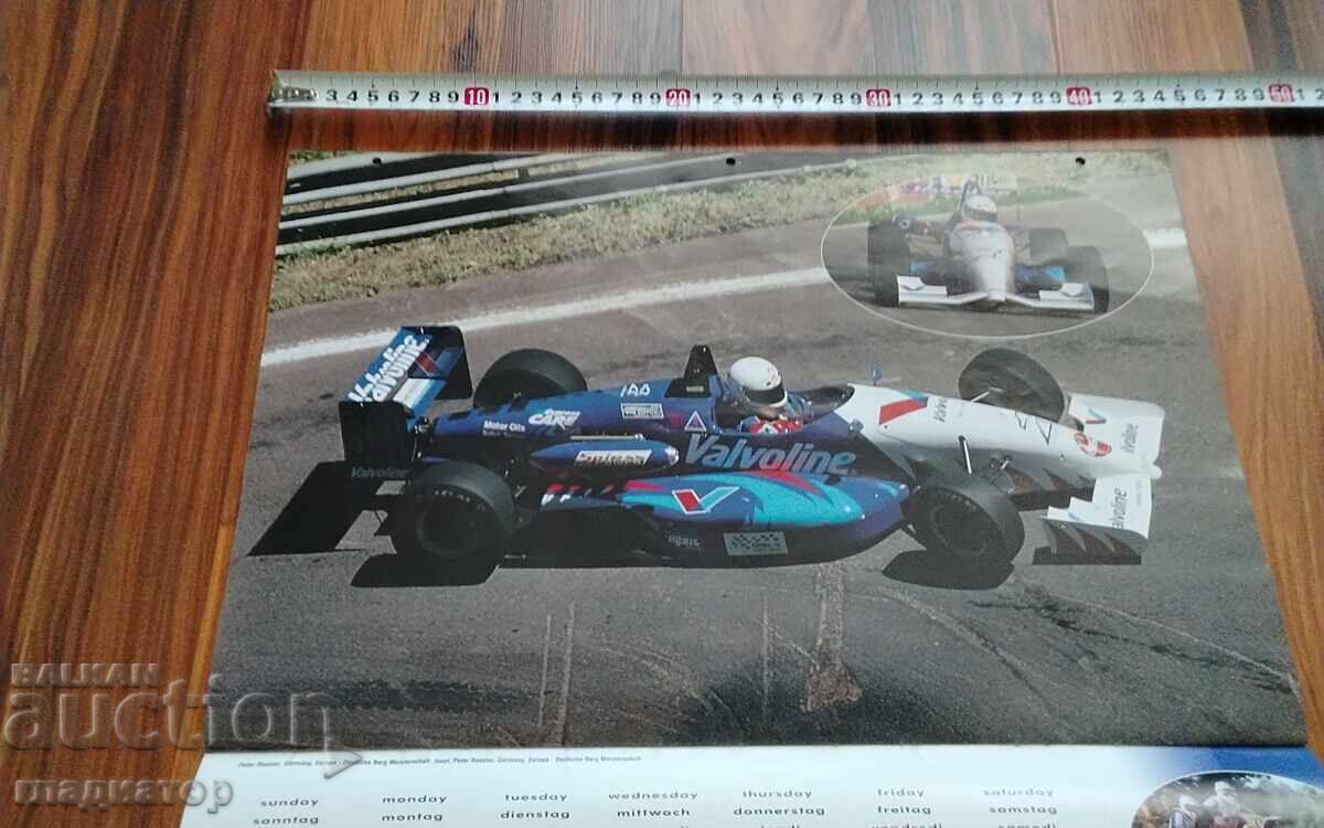 Valvoline 2001 Calendar Posters Formula 1 Motor Cars with price € 1.90 | 3.72 BGN