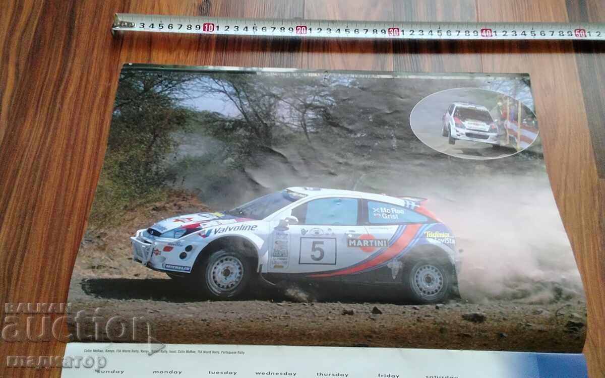 Auction  Valvoline 2001 Calendar Posters Formula 1 Motor Cars