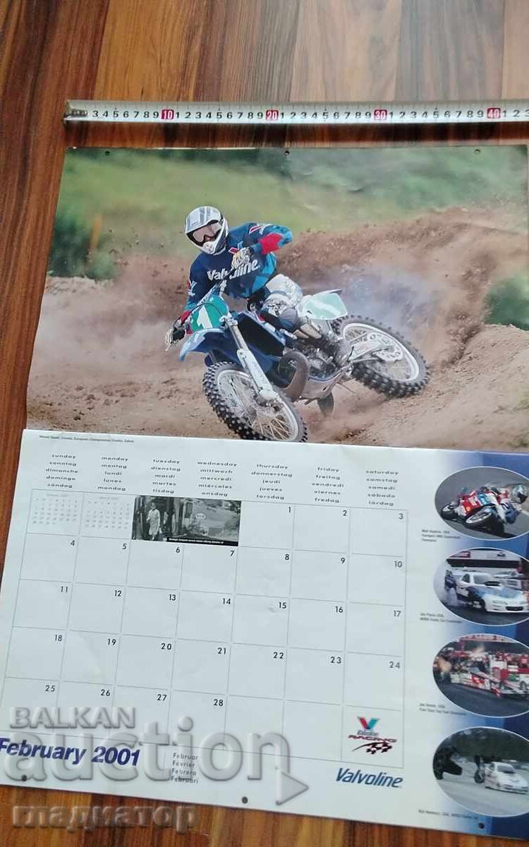 Valvoline 2001 Calendar Posters Formula 1 Motor Cars - 5