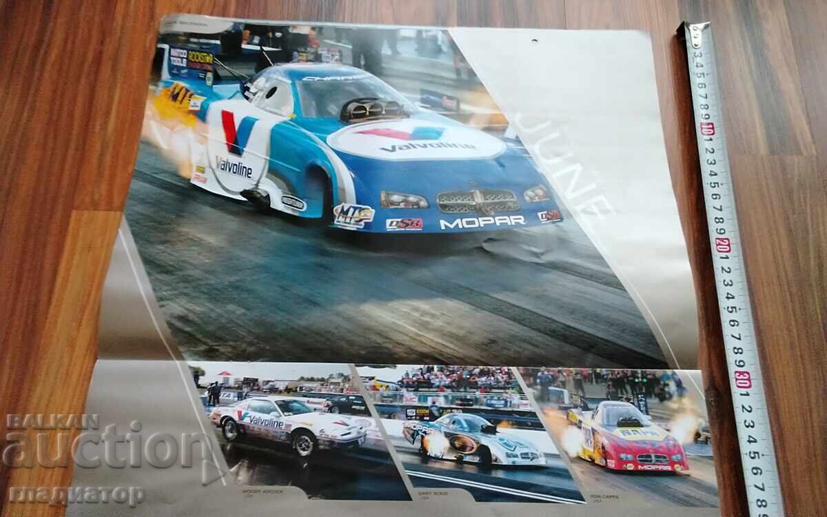 Valvoline 2009 Calendar: Buggy, Motorcycle, Sports Cars - 6