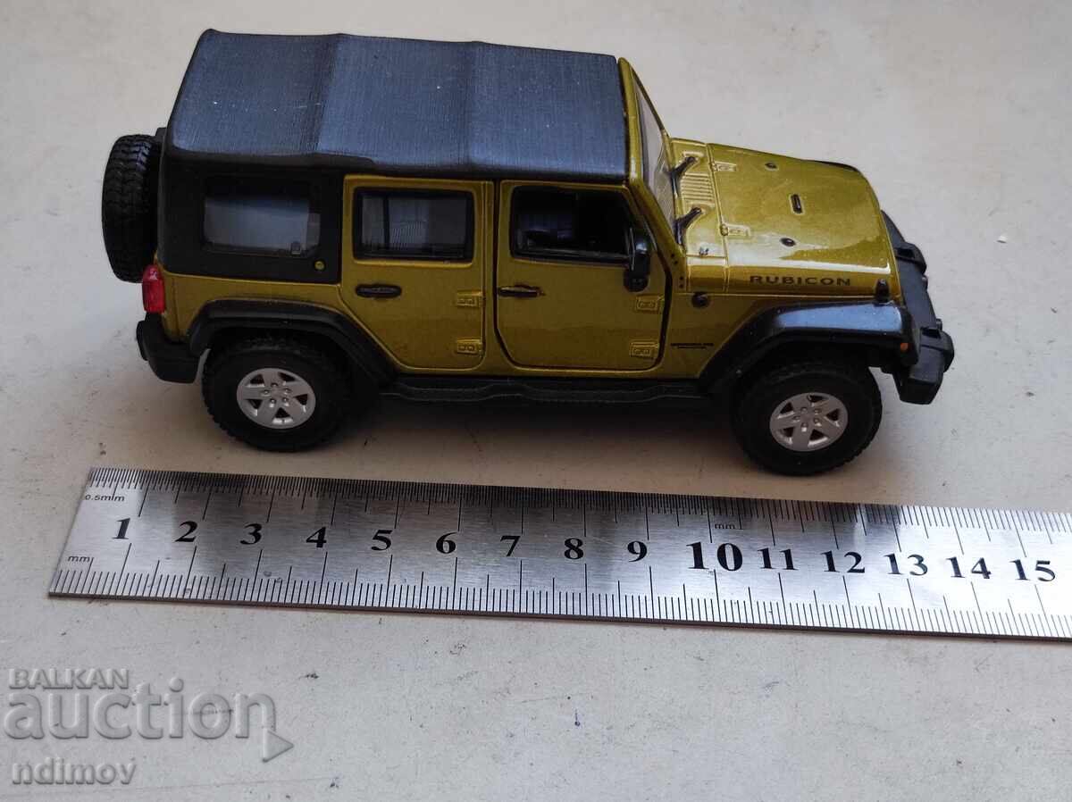 JEEP WRANGLER BURAGO 1/32 kolichka μοντέλο με τιμή € 0.01 | 0.02 BGN