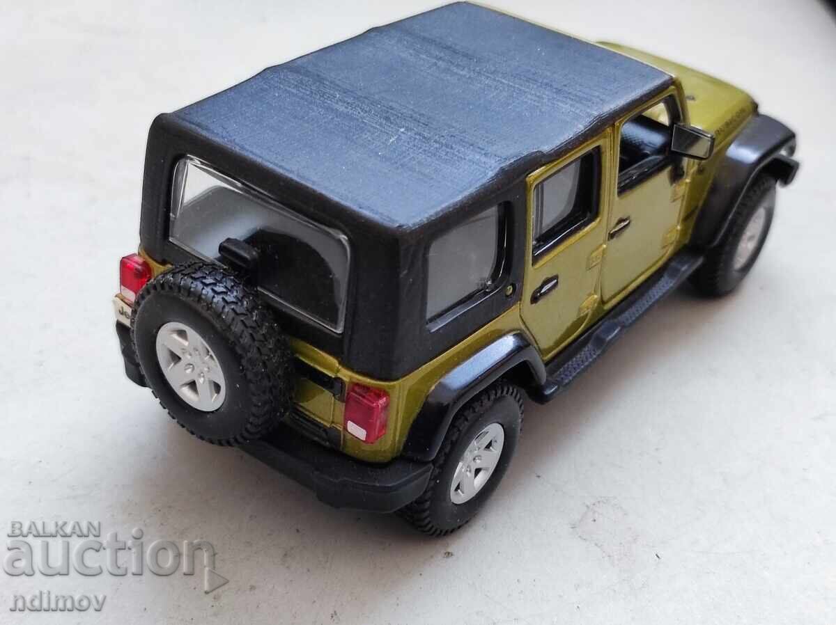 JEEP WRANGLER BURAGO 1/32 kolichka μοντέλο - 6