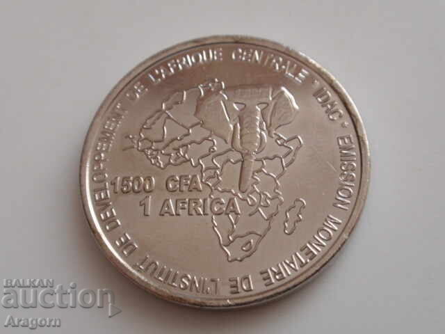 Τσαντ 1500 φράγκα 2005; Chad με τιμή € 15.34 | 30.00 BGN