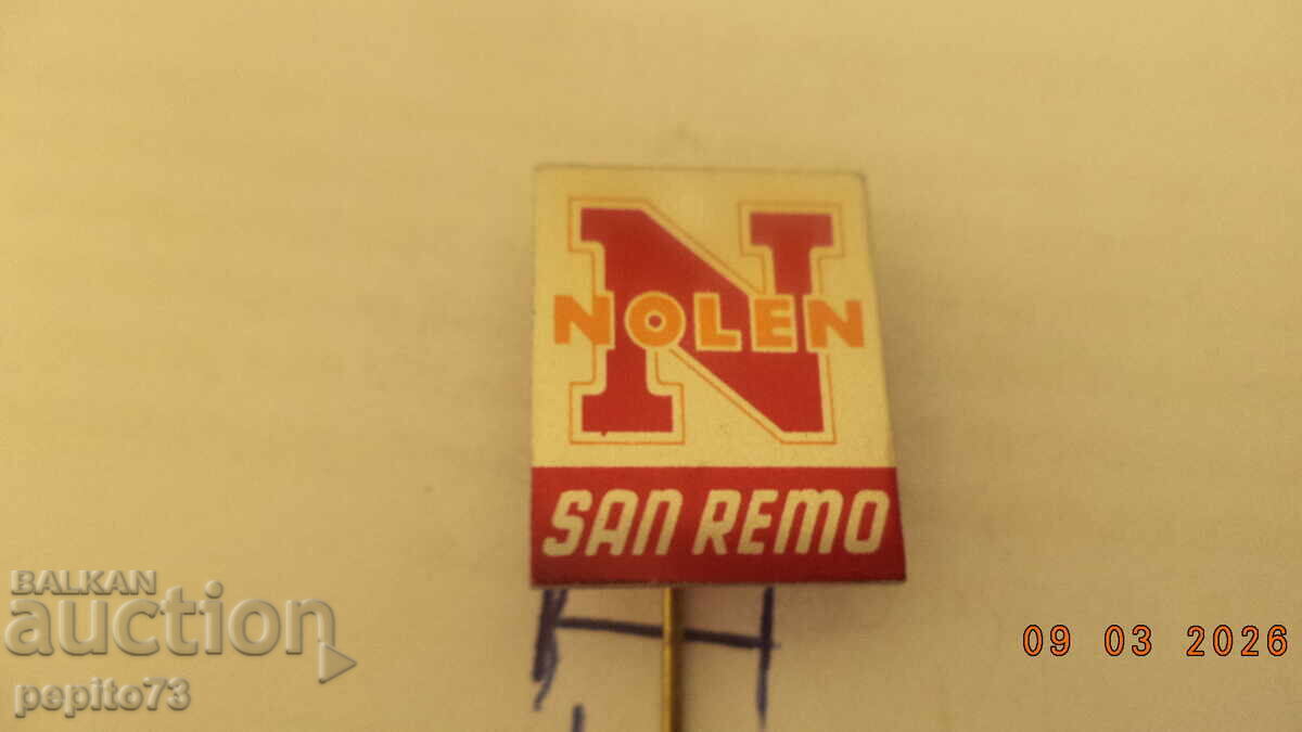 Semn de reclamă, Nolen, marcă de produse de cofetărie