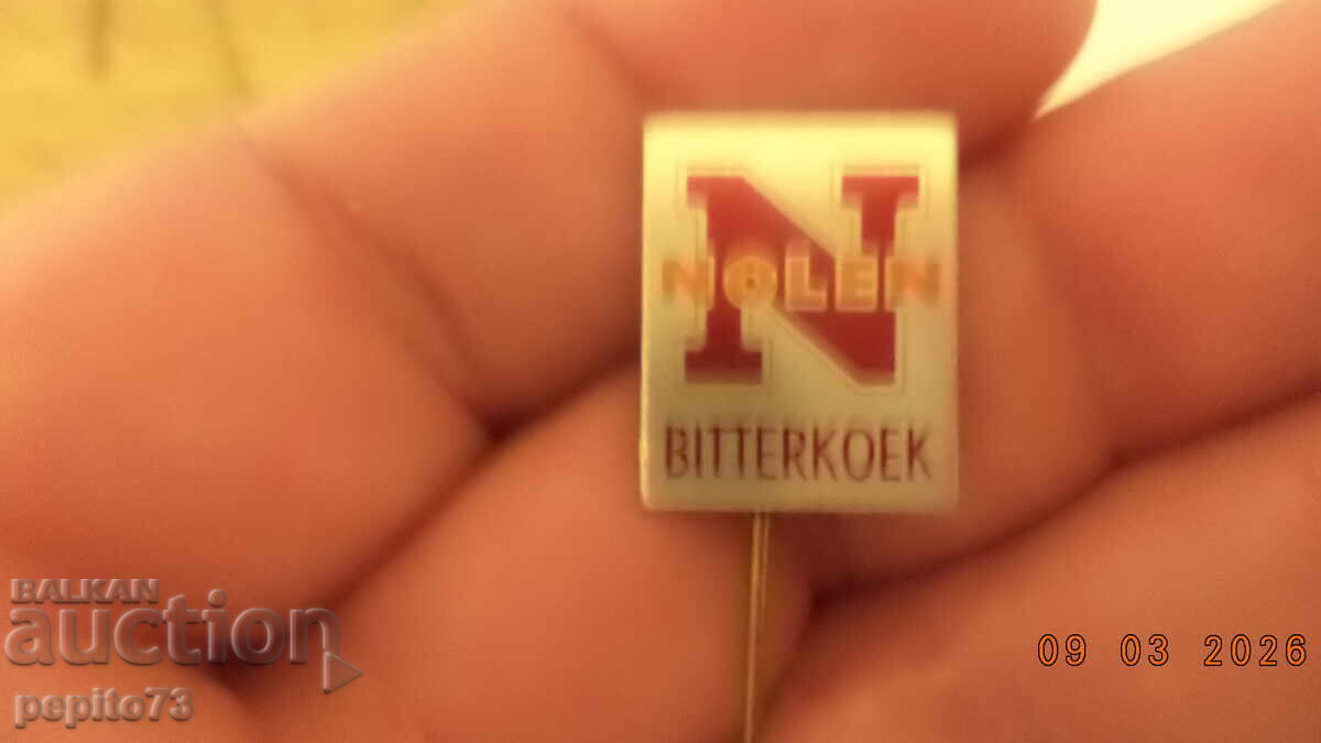 Semn de reclamă, Nolen, marcă de produse de cofetărie cu preț € 1.00 | 1.96 BGN Semn de reclamă, Nolen, marcă de produse de cofetărie cu preț € 1.00 | 1.96 BGN