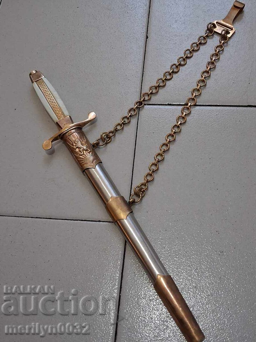 Κορτικ στρατηγού αξιωματικού, μαχαίρι στιλέτο με kaniya με τιμή € 128.85 | 252.01 BGN