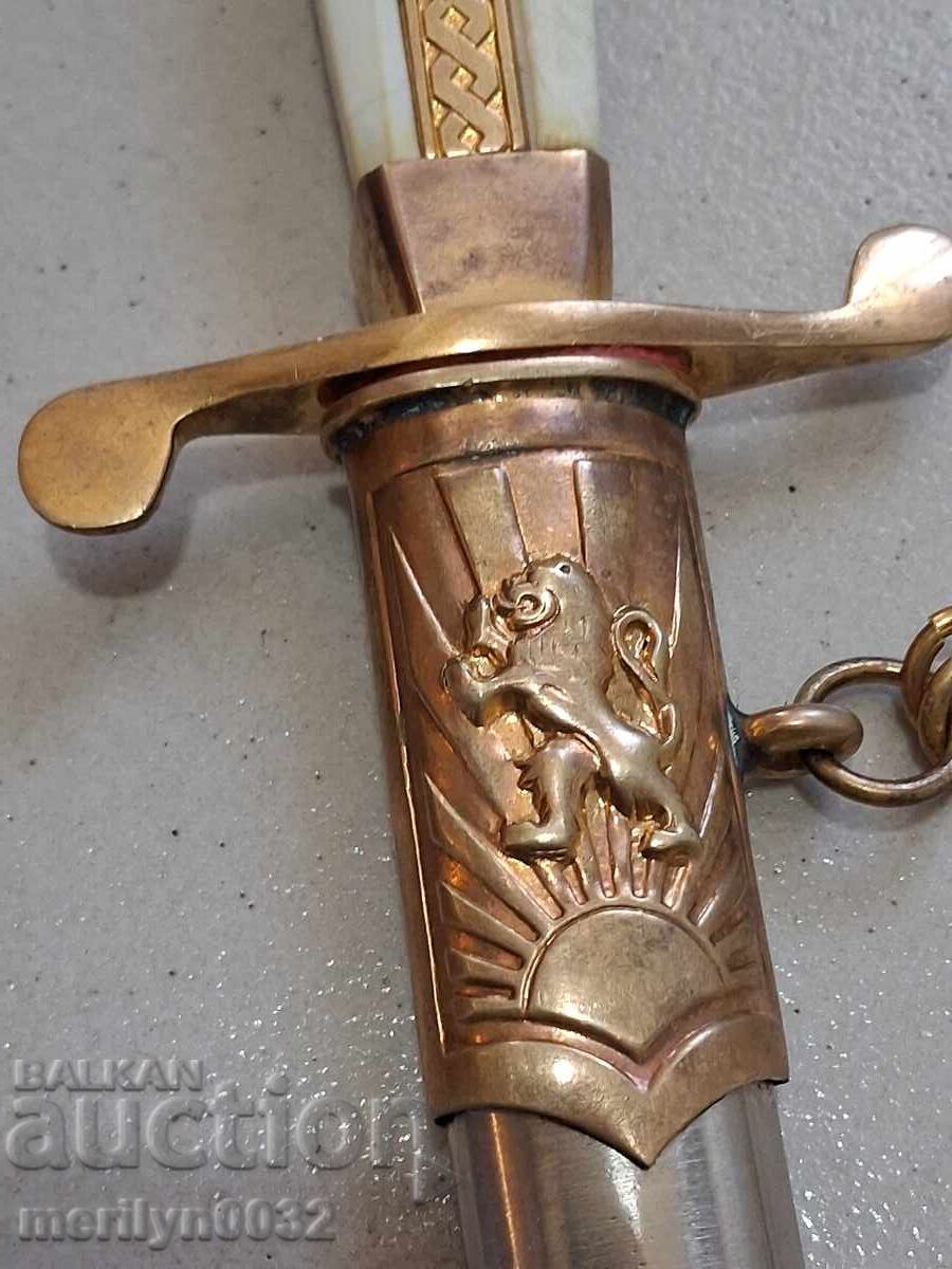 Κορτικ στρατηγού αξιωματικού, μαχαίρι στιλέτο με kaniya - 5