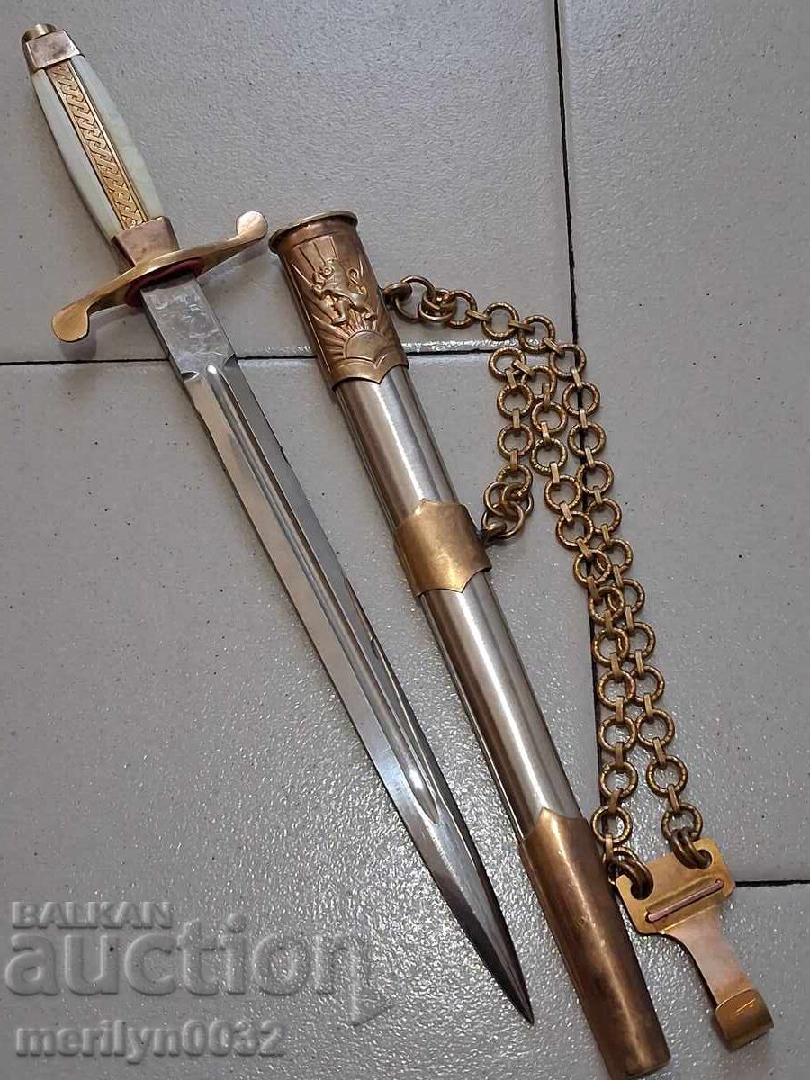 Κορτικ στρατηγού αξιωματικού, μαχαίρι στιλέτο με kaniya - 7