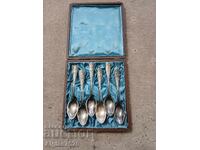 Σετ 6 ασημένιων κουταλιών από την αυστριακή εταιρεία "Angentor"