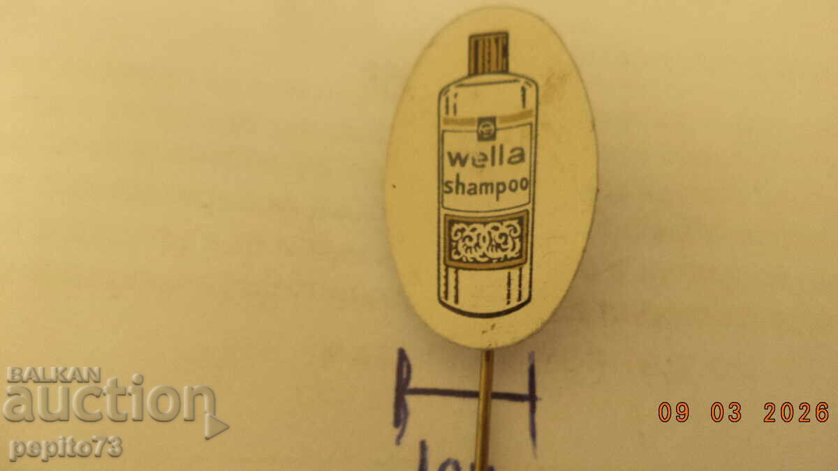 Znachka reklamna, Wella, marcă cosmetică pentru păr