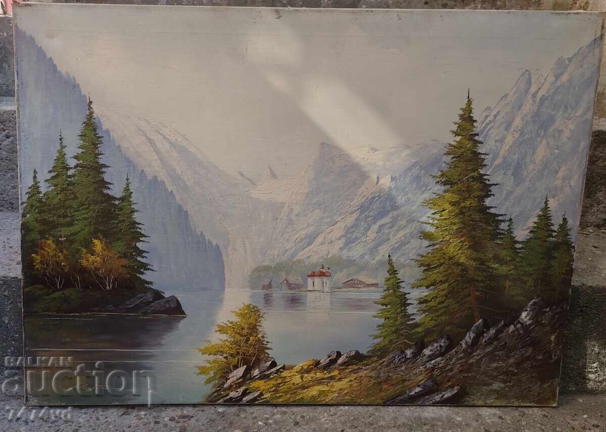 Frumoasă pictură în ulei pe pânză,!!!