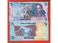 СИЕРА ЛЕОНЕ SIERRA LEONE 5 issue 2022 НОВИ UNC