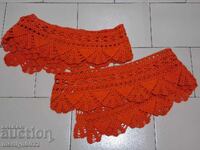 Стара вълнена дантела за кувертьора покривало за легло