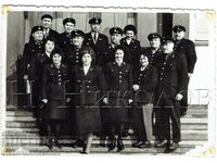 Old Photo of Railway Workers Photographed in Front of Station G347