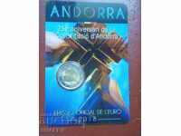 2 Euro 2018 Andorra „25 de ani de noi” (1) /Andorra/ - Unc