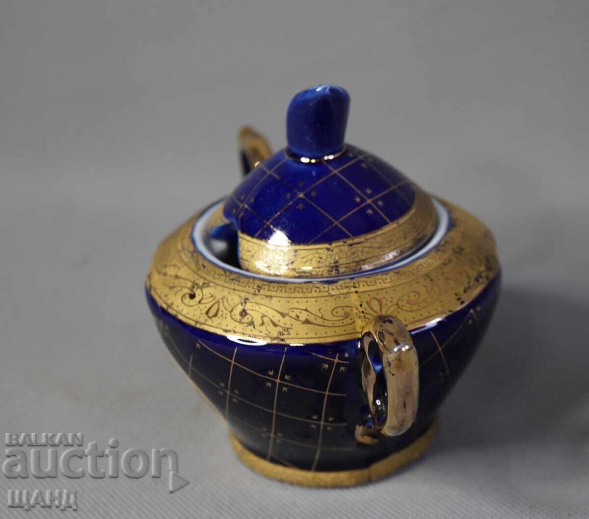 Δημοπρασία ΒΑΥΑΡΙΑ JAPAN STYLE Σταρα Πορσελάνινη ζαχαριέρα χρυσό χείλος Δημοπρασία ΒΑΥΑΡΙΑ JAPAN STYLE Σταρα Πορσελάνινη ζαχαριέρα χρυσό χείλος